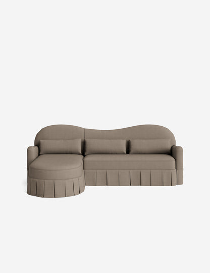 Middleton Skirted Chaise Sectional Sofa by Ginny Macdonald