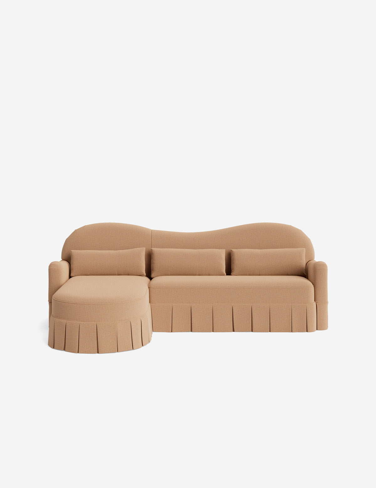 Middleton Skirted Chaise Sectional Sofa by Ginny Macdonald