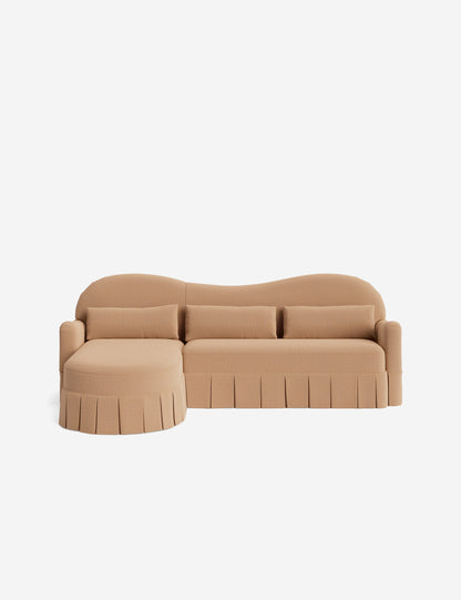 Middleton Skirted Chaise Sectional Sofa by Ginny Macdonald