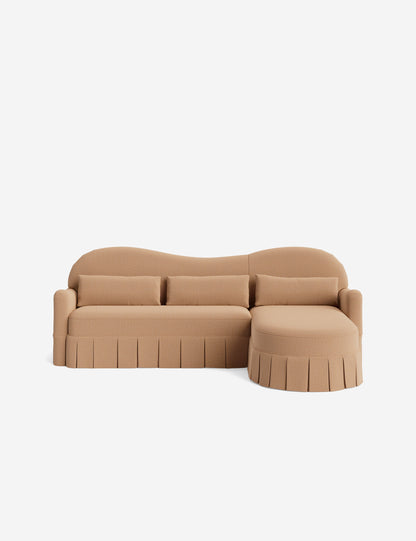 Middleton Skirted Chaise Sectional Sofa by Ginny Macdonald