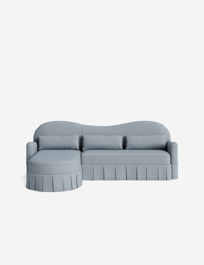 Middleton Skirted Chaise Sectional Sofa by Ginny Macdonald