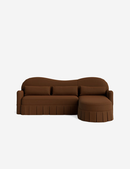 Middleton Skirted Chaise Sectional Sofa by Ginny Macdonald