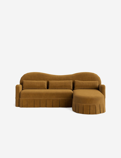 Middleton Skirted Chaise Sectional Sofa by Ginny Macdonald