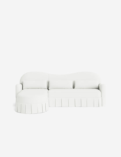 Middleton Skirted Chaise Sectional Sofa by Ginny Macdonald