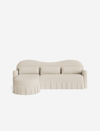 Middleton Skirted Chaise Sectional Sofa by Ginny Macdonald