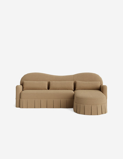 Middleton Skirted Chaise Sectional Sofa by Ginny Macdonald