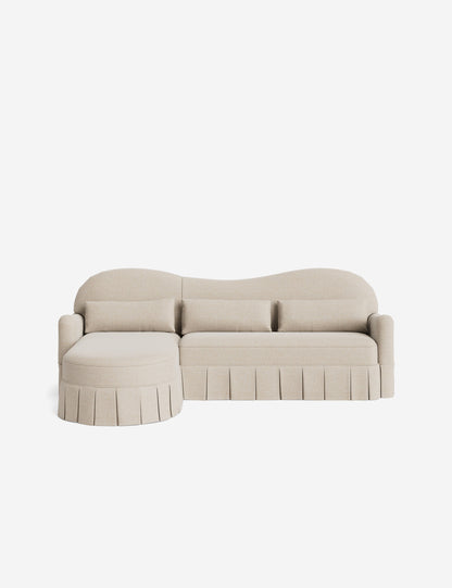 Middleton Skirted Chaise Sectional Sofa by Ginny Macdonald
