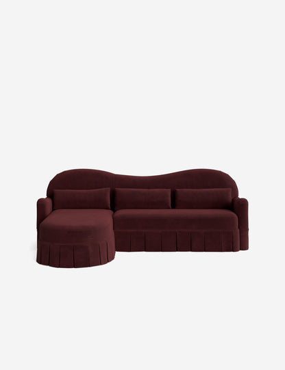 Middleton Skirted Chaise Sectional Sofa by Ginny Macdonald
