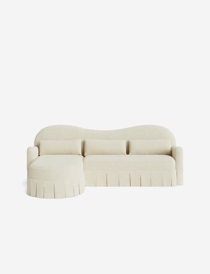 Middleton Skirted Chaise Sectional Sofa by Ginny Macdonald