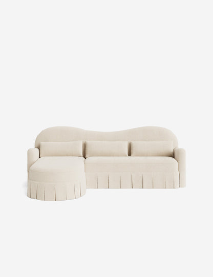 Middleton Skirted Chaise Sectional Sofa by Ginny Macdonald
