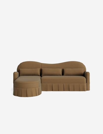 Middleton Skirted Chaise Sectional Sofa by Ginny Macdonald