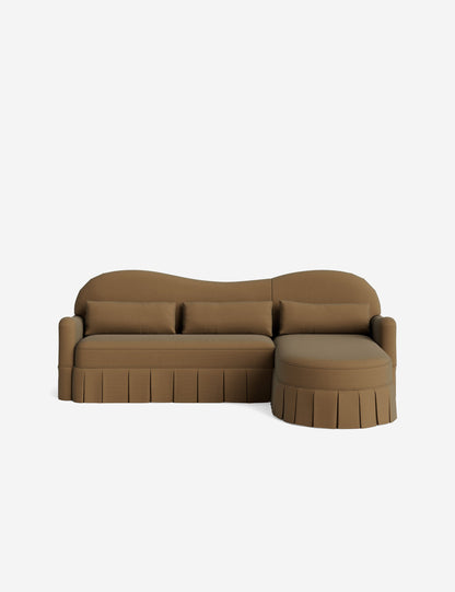 Middleton Skirted Chaise Sectional Sofa by Ginny Macdonald