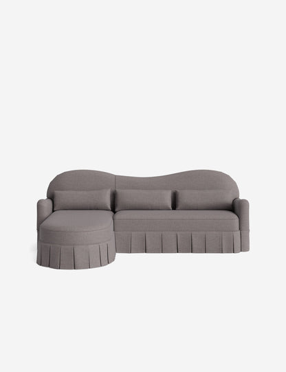 Middleton Skirted Chaise Sectional Sofa by Ginny Macdonald