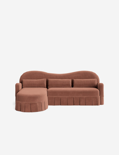 Middleton Skirted Chaise Sectional Sofa by Ginny Macdonald