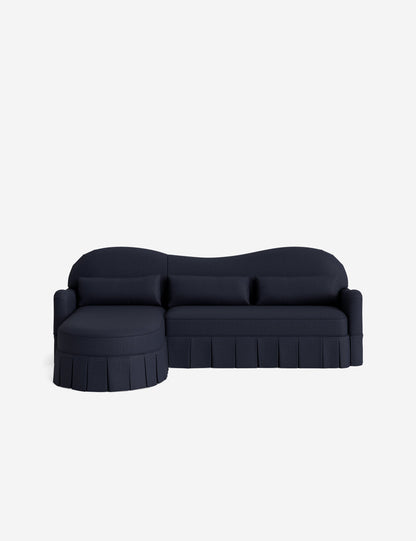 Middleton Skirted Chaise Sectional Sofa by Ginny Macdonald
