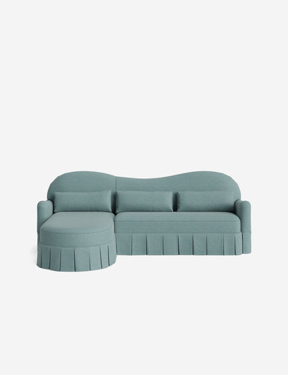 Middleton Skirted Chaise Sectional Sofa by Ginny Macdonald