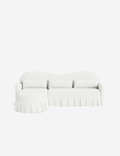 Middleton Skirted Chaise Sectional Sofa by Ginny Macdonald