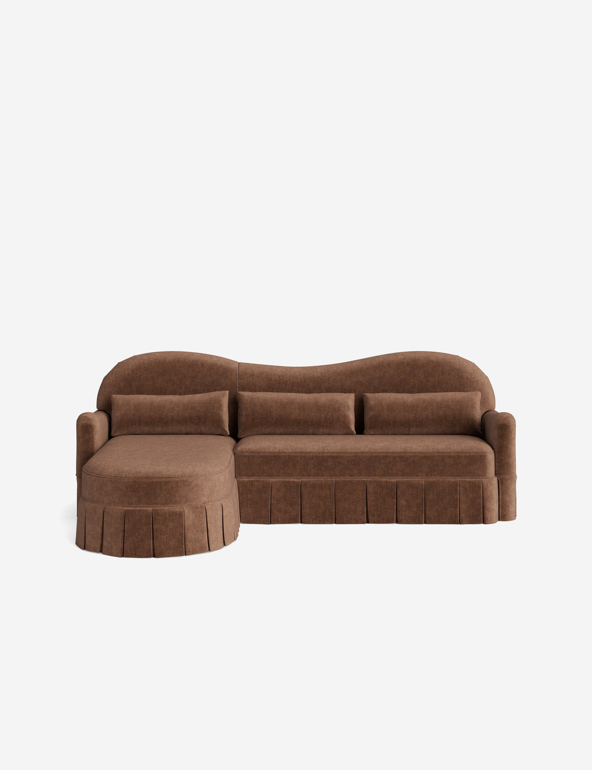 Middleton Skirted Chaise Sectional Sofa by Ginny Macdonald