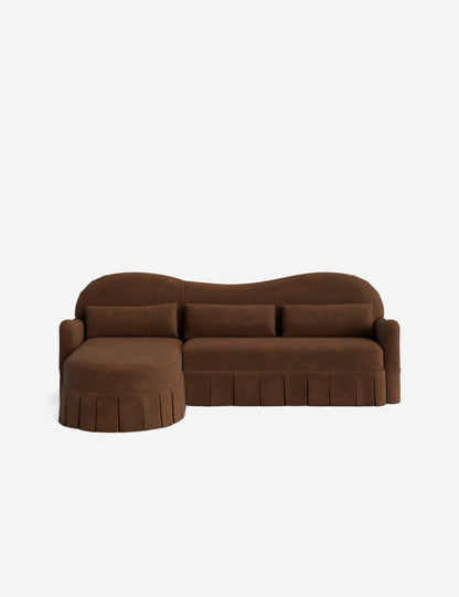 Middleton Skirted Chaise Sectional Sofa by Ginny Macdonald