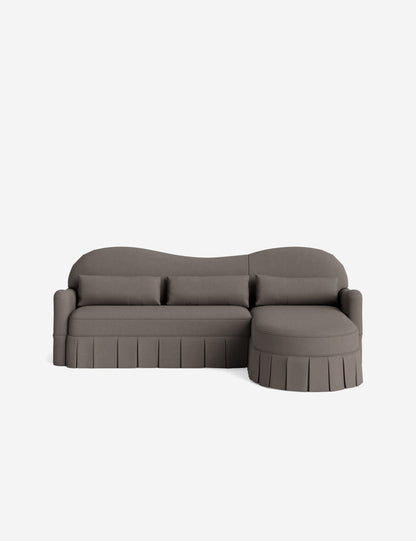 Middleton Skirted Chaise Sectional Sofa by Ginny Macdonald