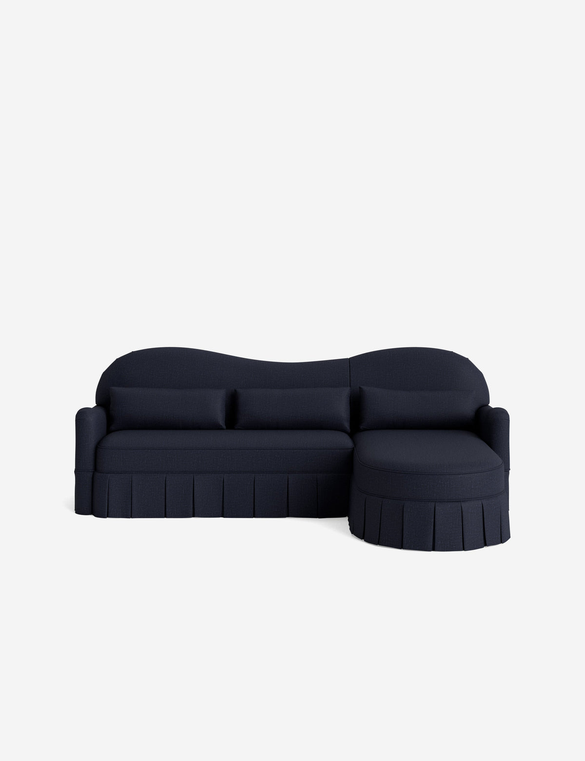 Middleton Skirted Chaise Sectional Sofa by Ginny Macdonald