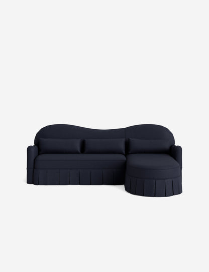 Middleton Skirted Chaise Sectional Sofa by Ginny Macdonald