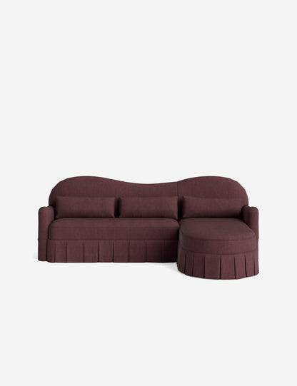 Middleton Skirted Chaise Sectional Sofa by Ginny Macdonald