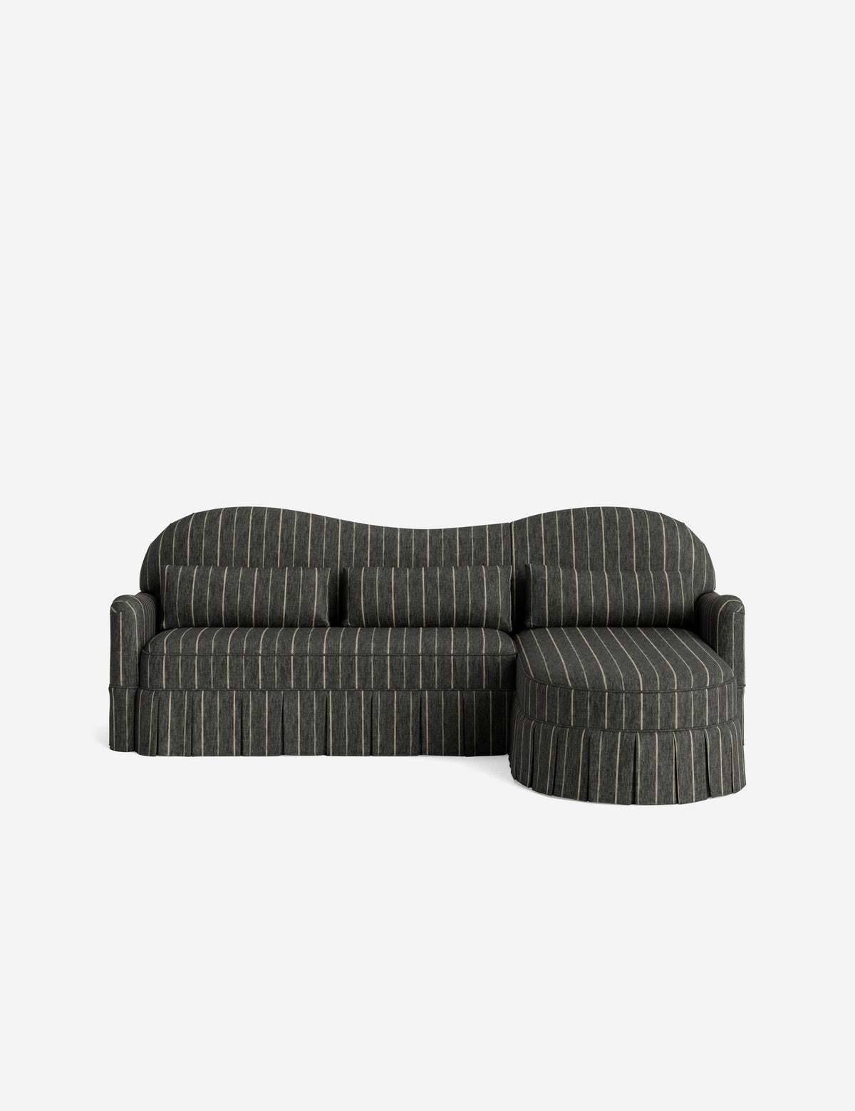 Middleton Skirted Chaise Sectional Sofa by Ginny Macdonald
