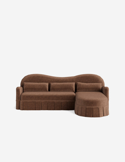 Middleton Skirted Chaise Sectional Sofa by Ginny Macdonald