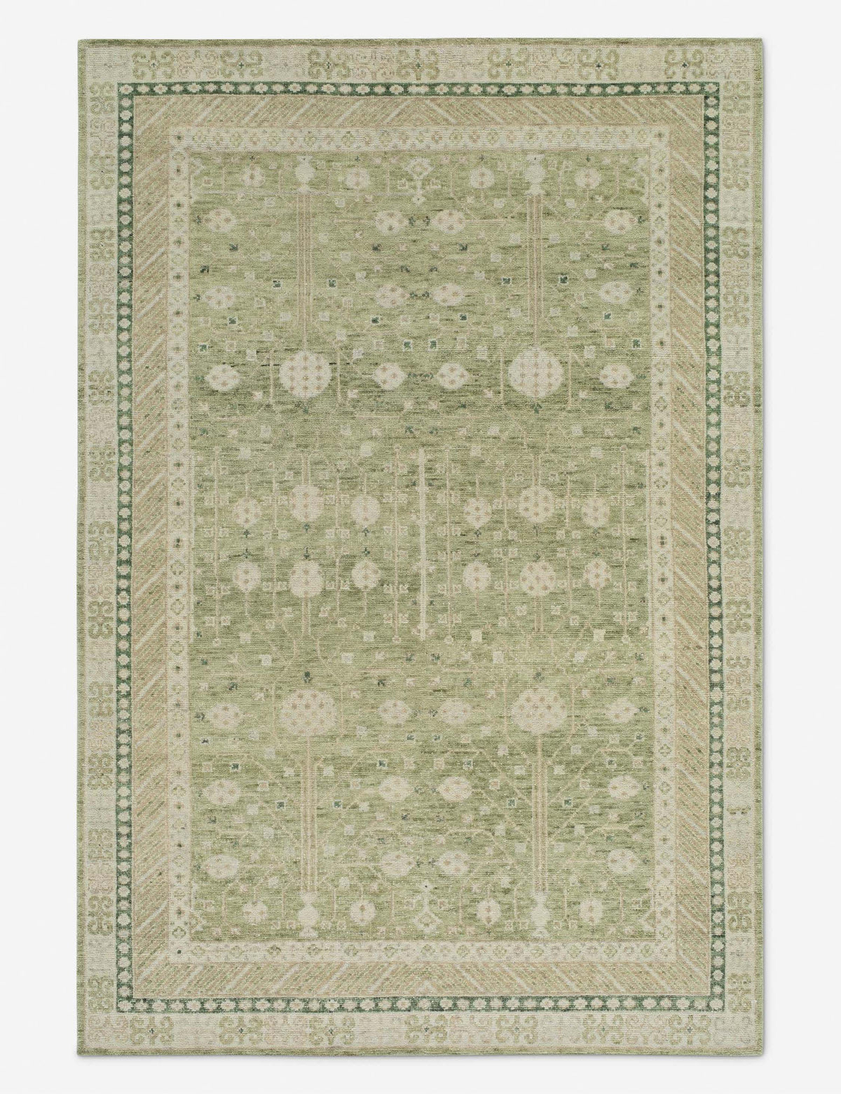 Kasha Hand-Knotted Wool Rug