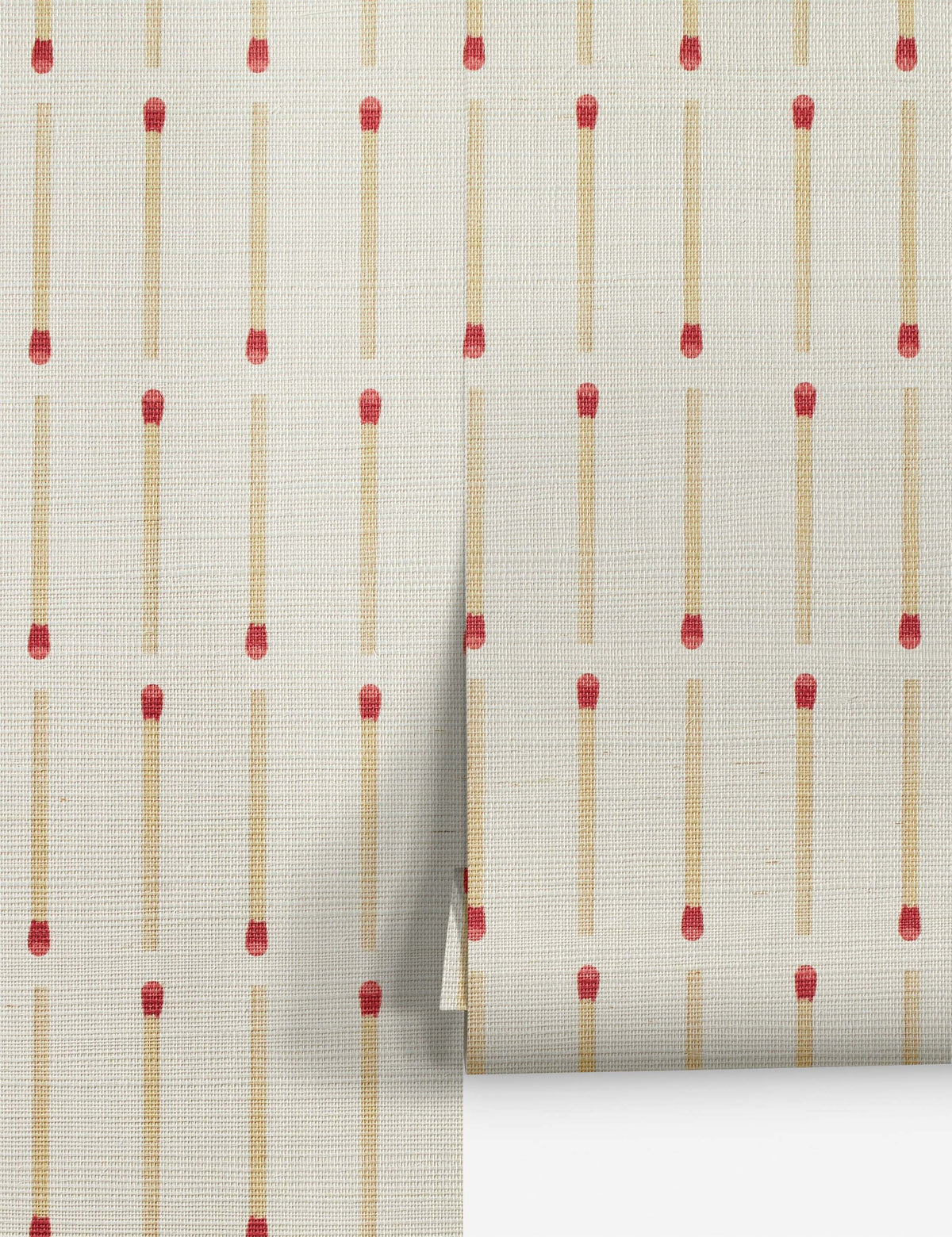Matchstick Grasscloth Wallpaper