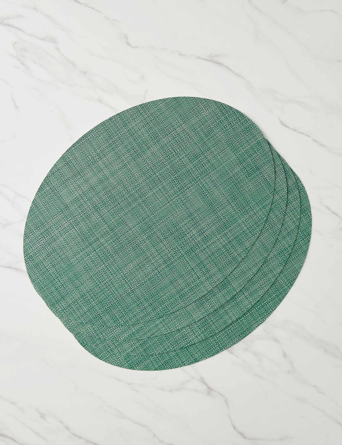 Mini Basketweave Oval Placemat (Set of 4) by Chilewich