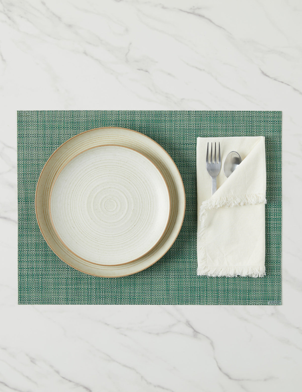 Mini Basketweave Rectangle Placemat (Set of 4) by Chilewich