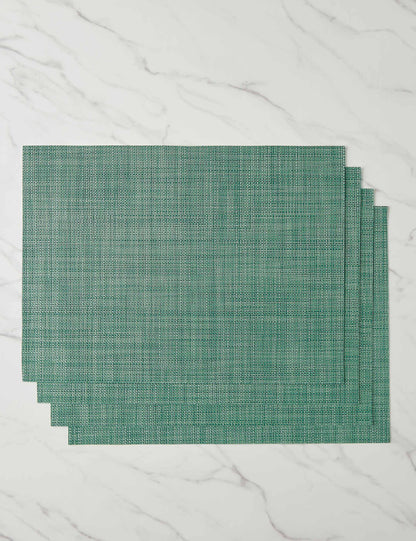Mini Basketweave Rectangle Placemat (Set of 4) by Chilewich