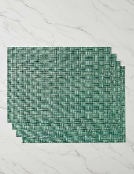 Mini Basketweave Rectangle Placemat (Set of 4) by Chilewich