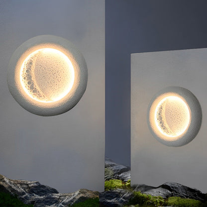[Open-Box]Creative Moon Shaped Waterproof LED 10W Modern Wall Lamp Exterior Decor