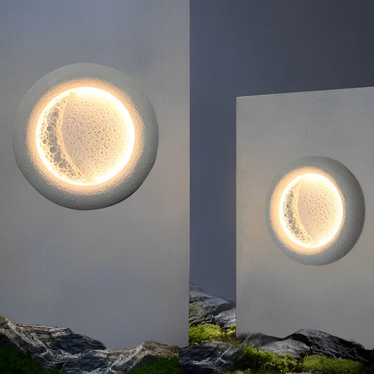 [Open-Box]Creative Moon Shaped Waterproof LED 10W Modern Wall Lamp Exterior Decor