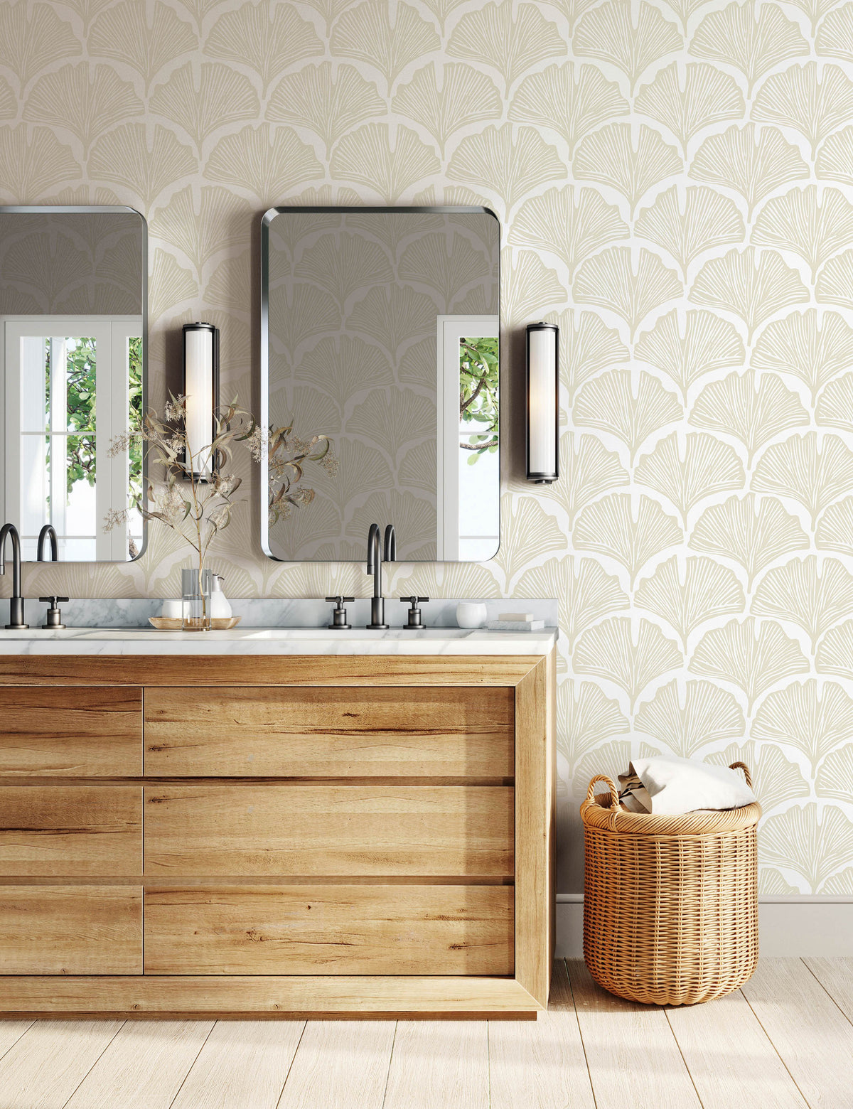 Pluma Peel + Stick Wallpaper