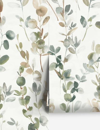 Joyful Eucalyptus Wallpaper by Candice Olson