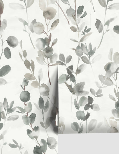 Joyful Eucalyptus Wallpaper by Candice Olson