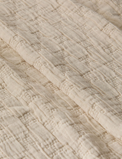 Ojai Cotton Matelassé Coverlet by Pom Pom at Home