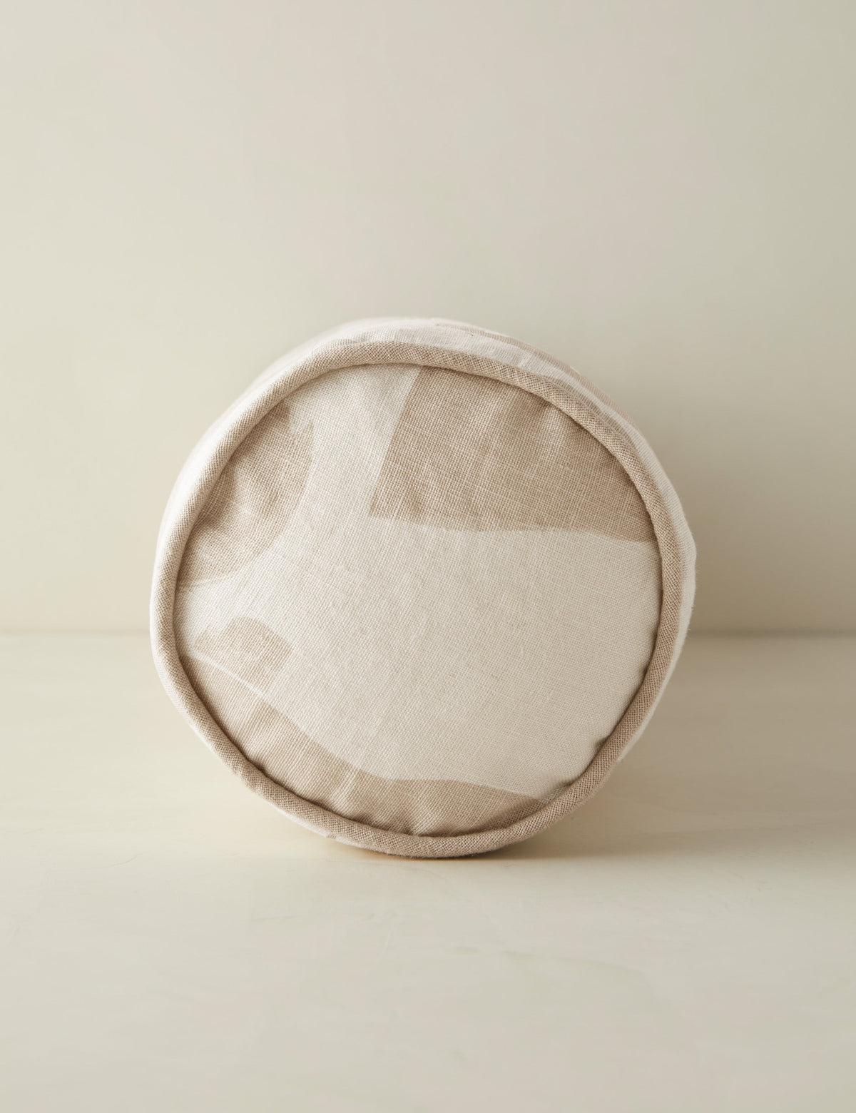 Organic Shapes Linen Bolster Pillow by Sarah Sherman Samuel