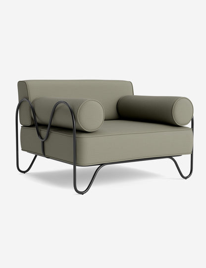 Peggy Outdoor Accent Chair Cushion by Sarah Sherman Samuel