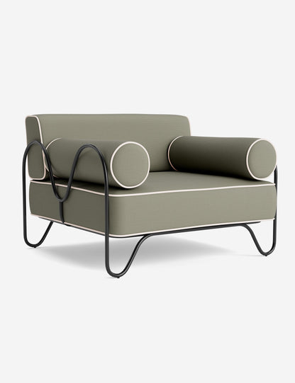 Peggy Outdoor Accent Chair Cushion by Sarah Sherman Samuel