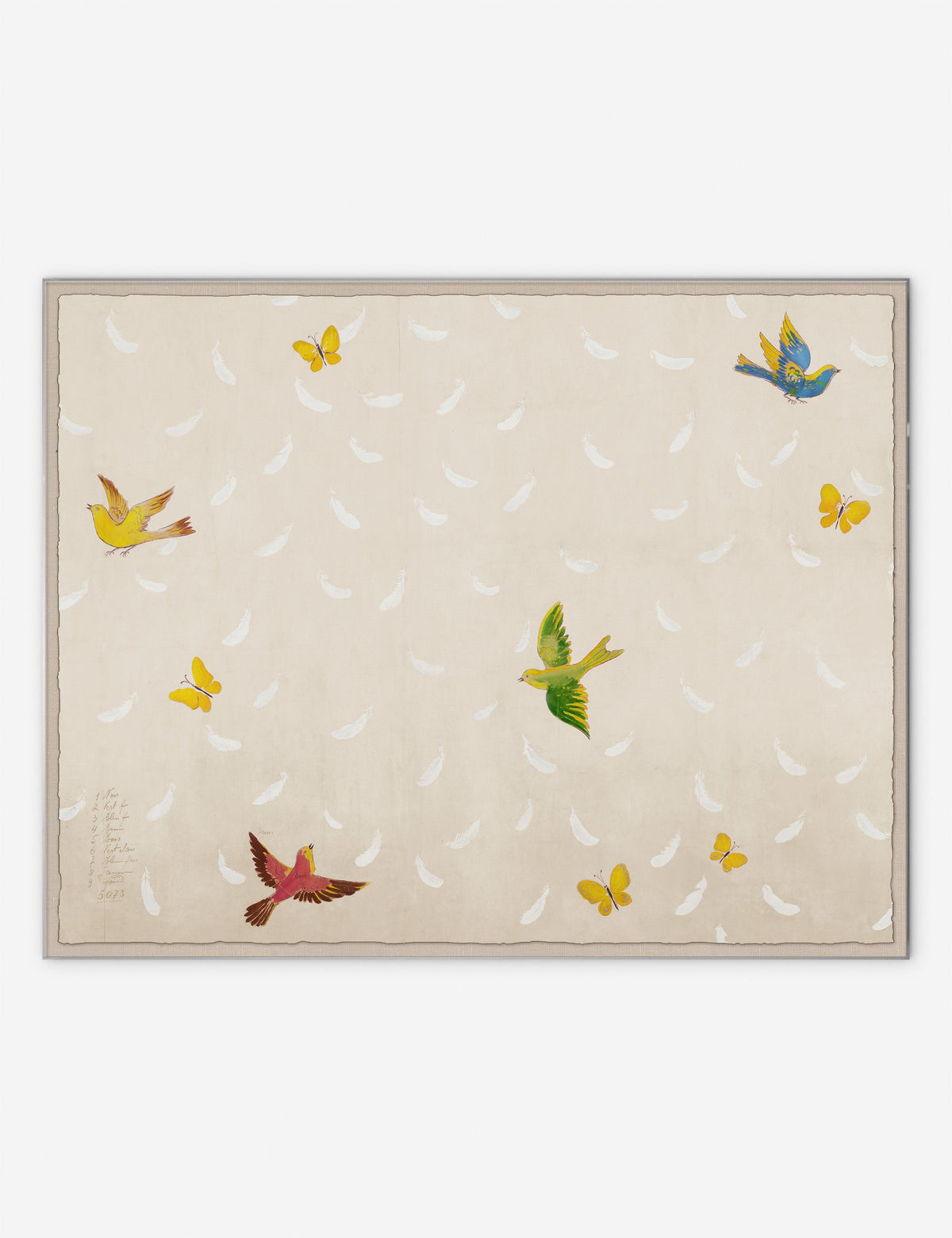 Feathers Print by Paule Marrot