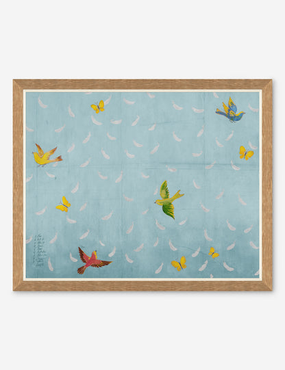 Feathers Print by Paule Marrot