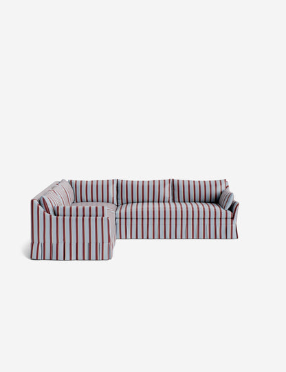 Portola Luxe Depth Pleated Corner Sectional Sofa