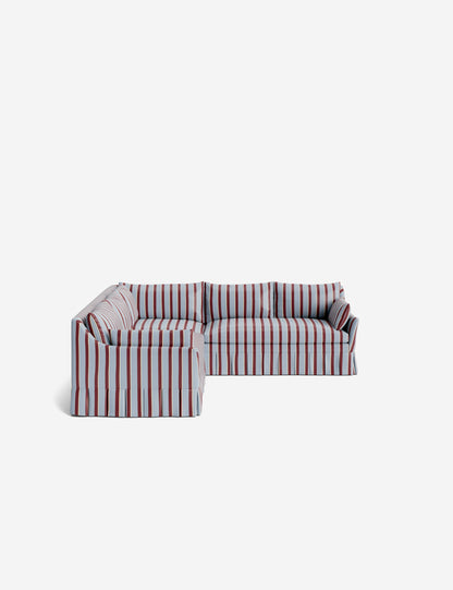 Portola Luxe Depth Pleated Corner Sectional Sofa