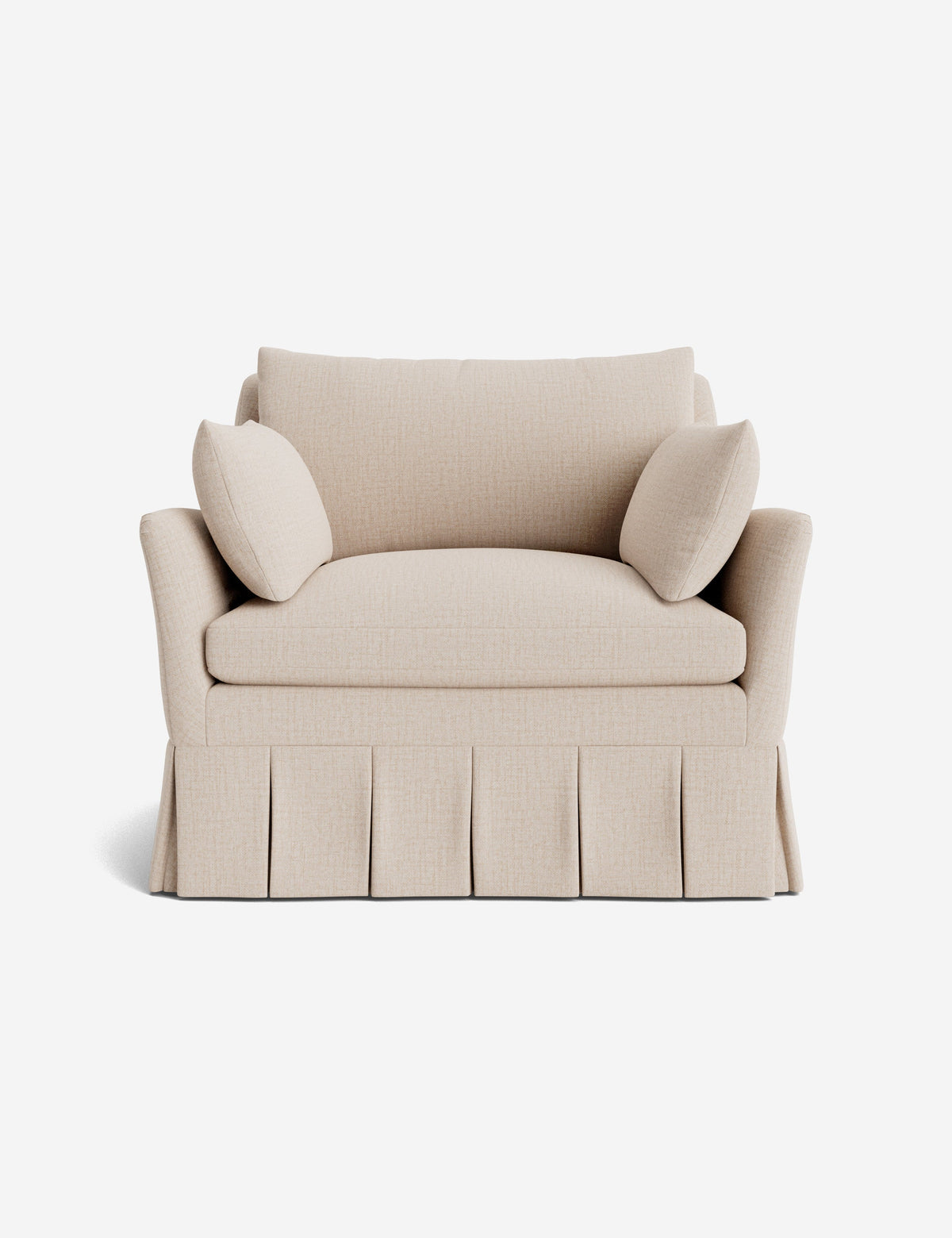 Portola Luxe Depth Pleated Chair