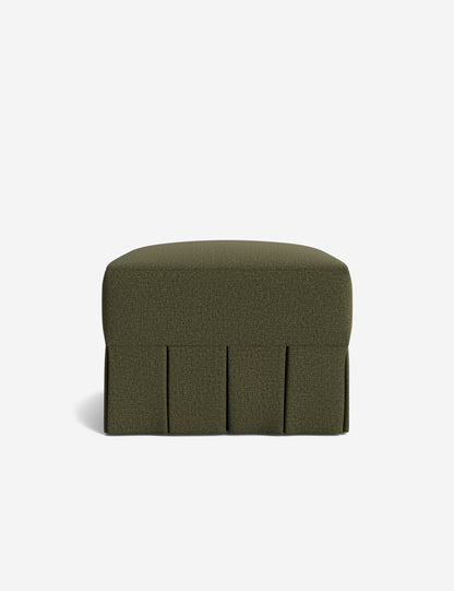 Portola Pleated Ottoman